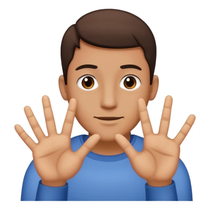  I want a guy that has both of his hands six and seven  sticker