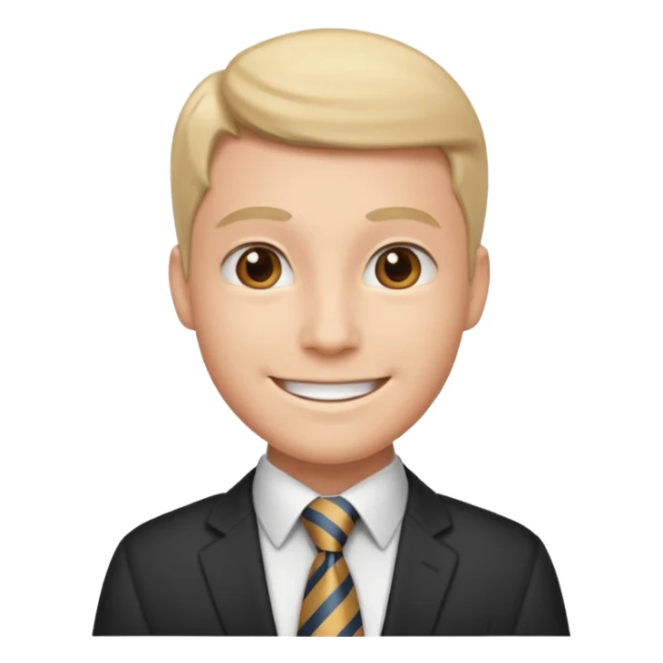 hazme un emoji estilo apple que ayude a una empresa sticker