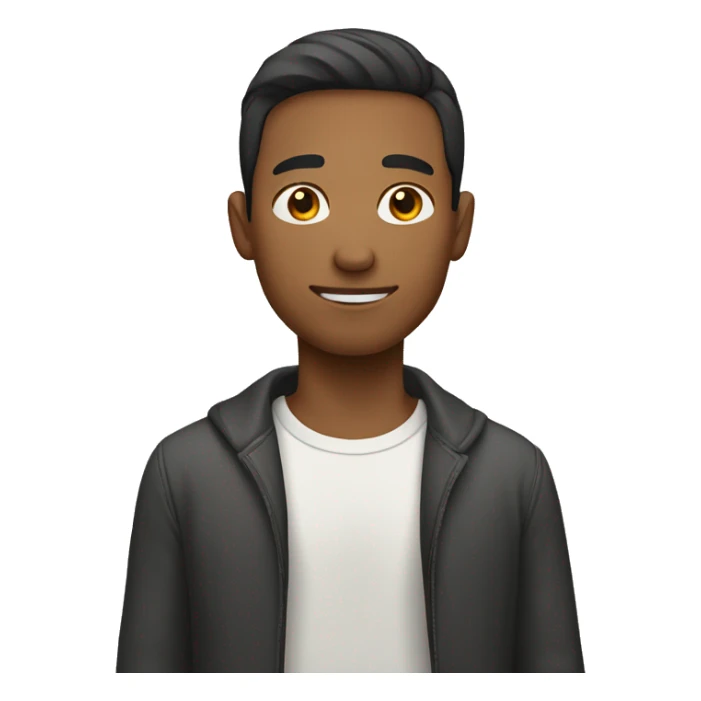 A generic person (no ethnicity) with his right hand on his heart. sticker