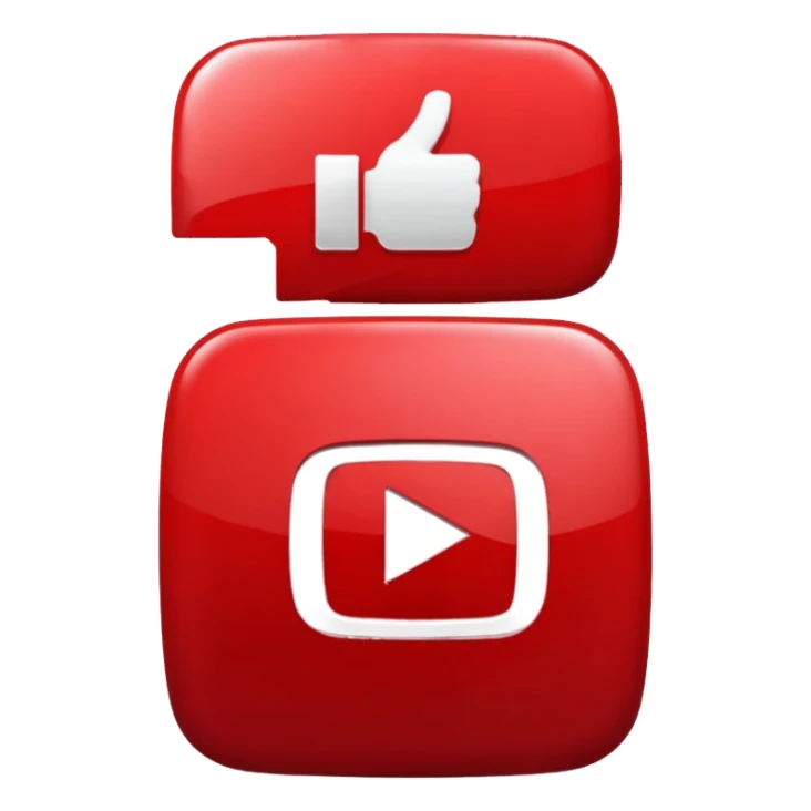 A  real youtube logo sticker