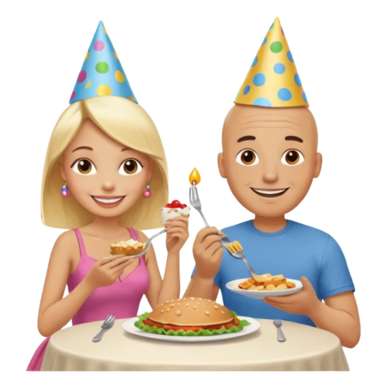 Bald Man eating out a blonde women sticker