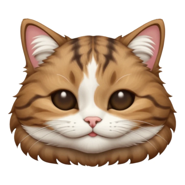 dark brown tabby and white cat upside down with eyes closed sticker