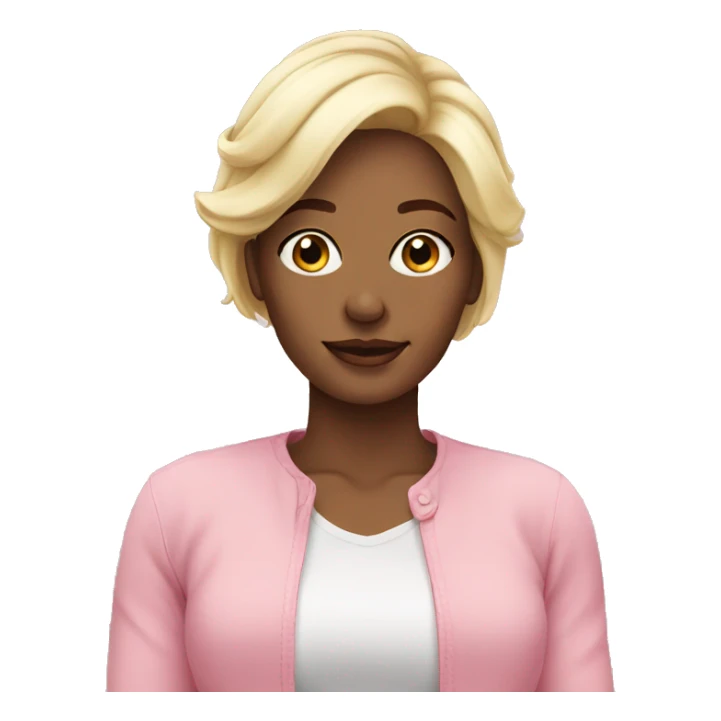 Mum life blonde pretty pink sticker