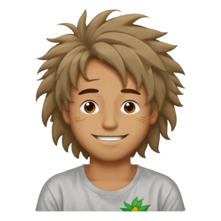 Stoner who's eyes are almost closed sticker