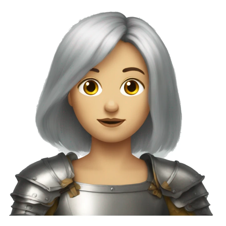 Joan of arc but with really Lucious hair sticker