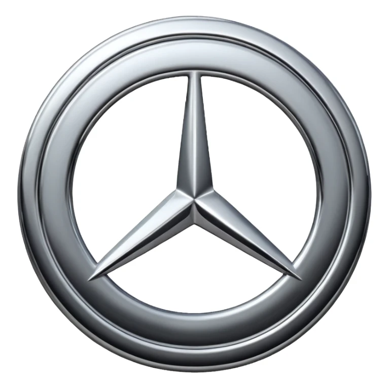 Mercedes logo emoji sticker