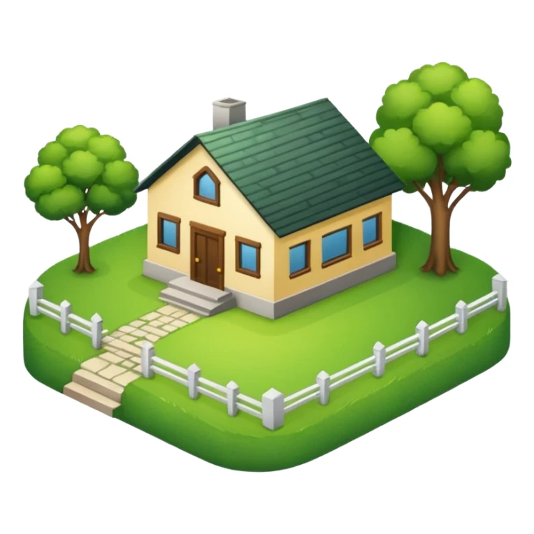 UN LOTE DE TERRNO PARA CONSTRUCCION DE UNA CASA  VERDE  sticker