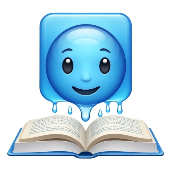 genera un libro que en la portada diga " liquide sticker