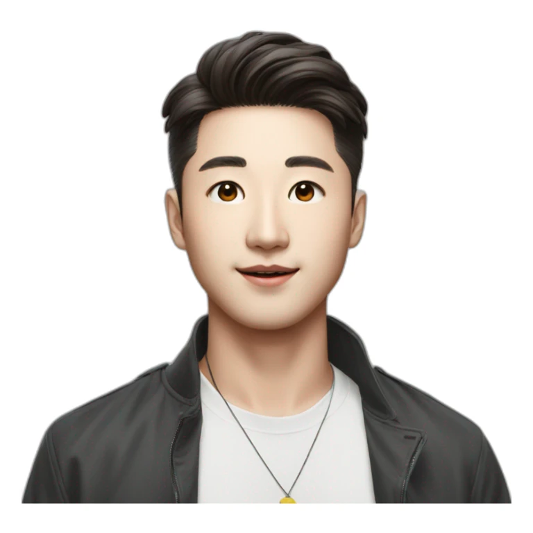 Hello on top of head of Kim Hanbin sticker