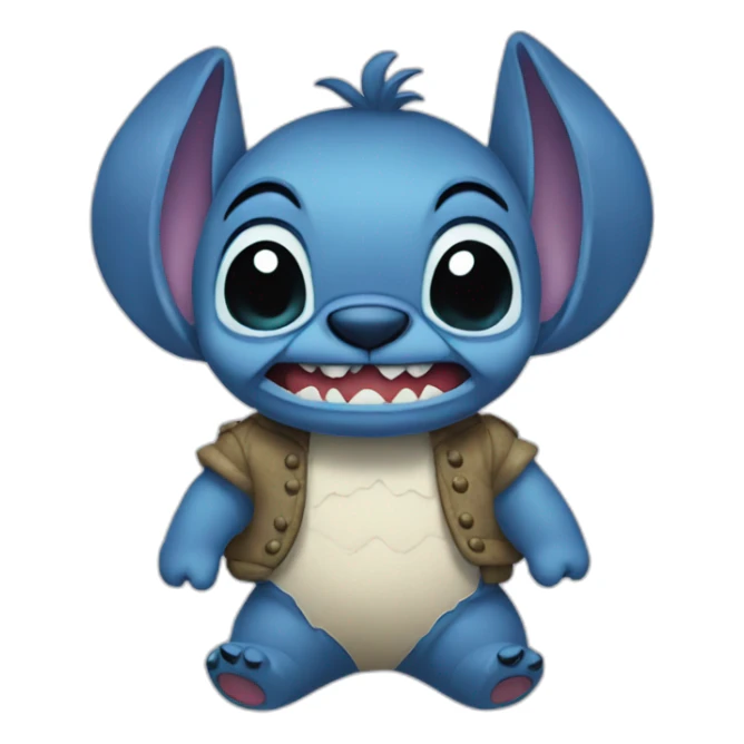 stitch deguisemen halloween sticker