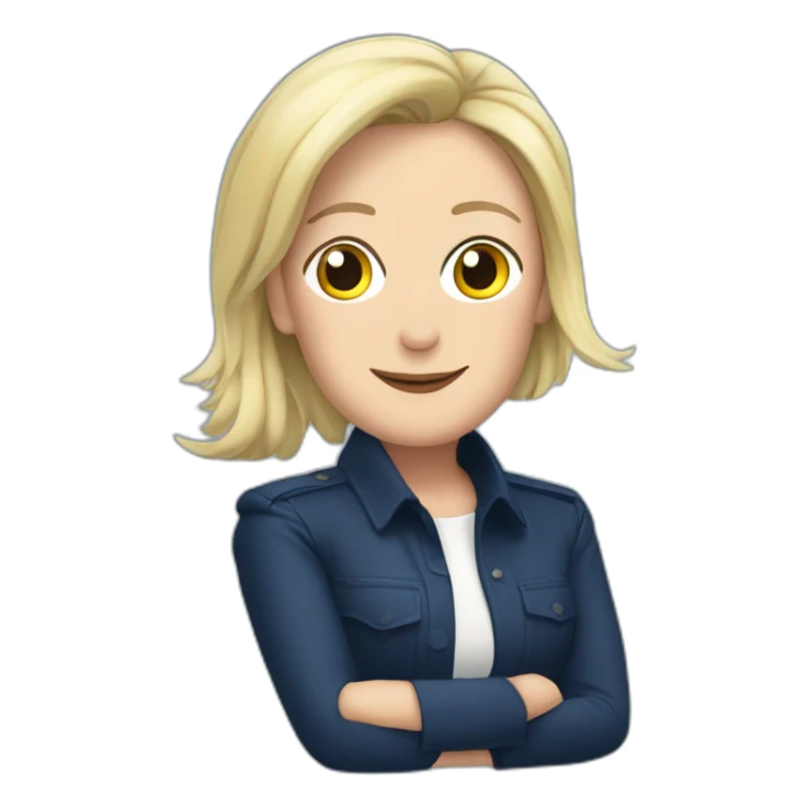 Jean Marine le pen sticker