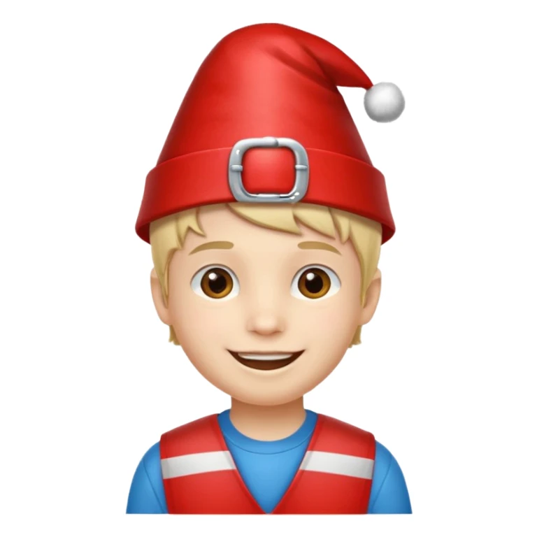 
Boy with red party hat, shiny buckle stripe.








































 sticker