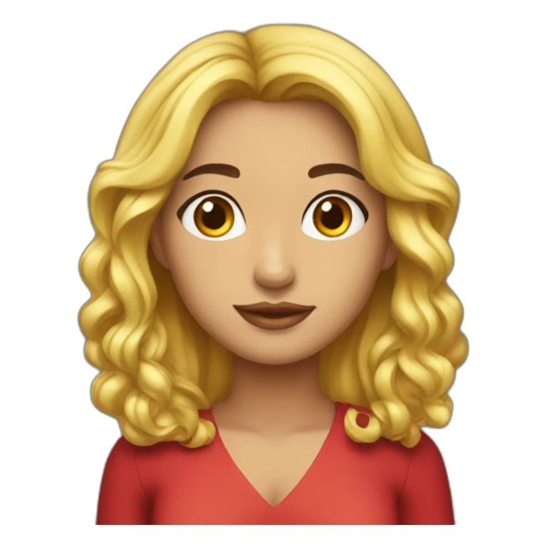 Profesora-joven-colombiana-cabello-rojo sticker