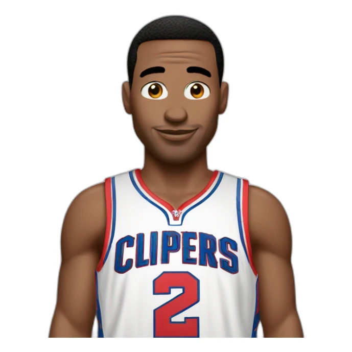 donald duck wearing clippers jerssey sticker