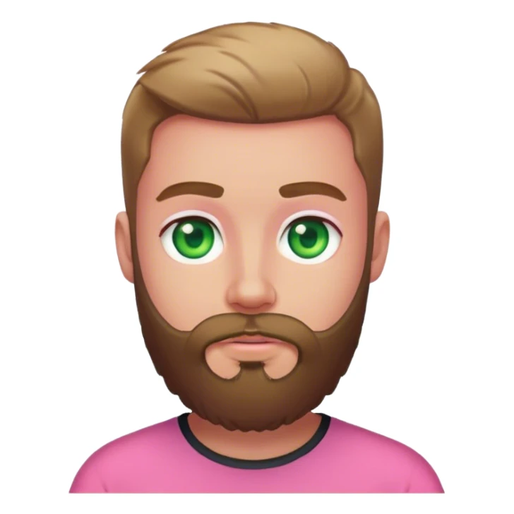 esel mit bart und grünen augen mit pinken kleider sticker