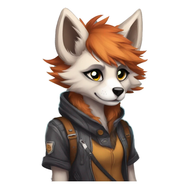 Edgy modern anthro furry by Falvie, LiLaiRa, griffsnuff, AngieWolf sticker