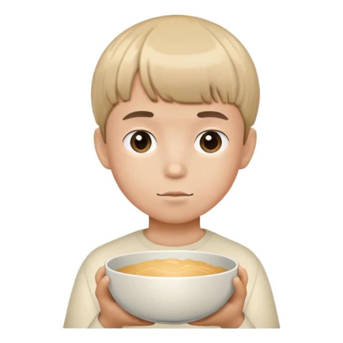 Garçon avec une coupe casquette sticker