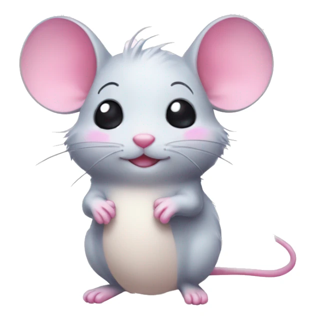 little kawaii cute fairy mouse sticker