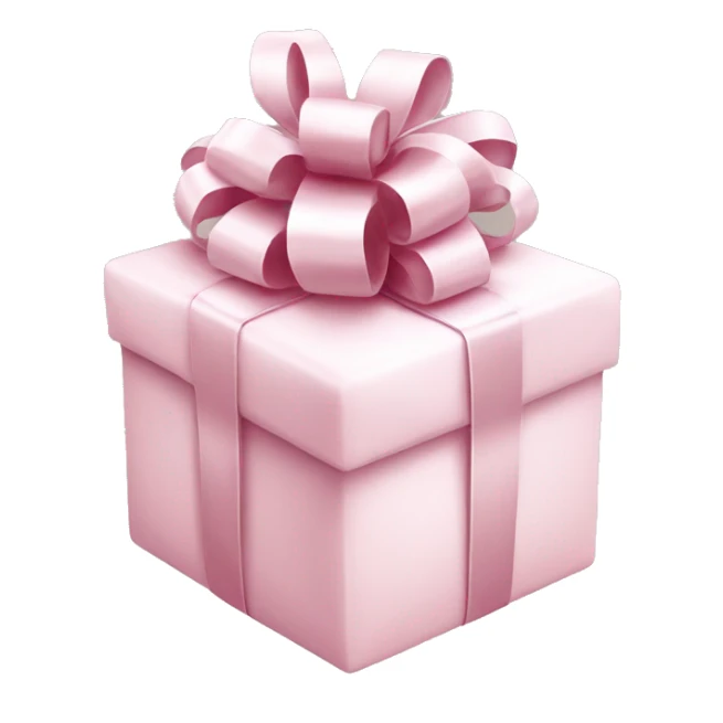 Light pink Christmas gifts under a white Christmas tree  sticker