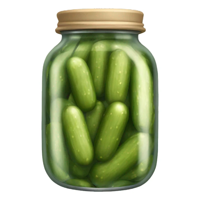 a jar of pickles sticker