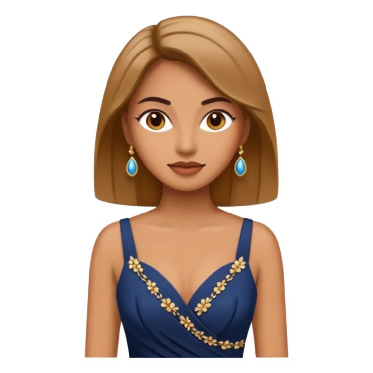 Stylish woman sticker