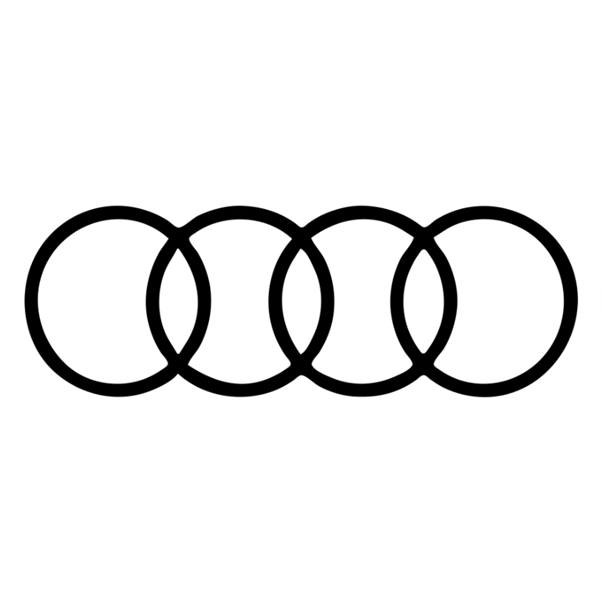 Audi logo sticker