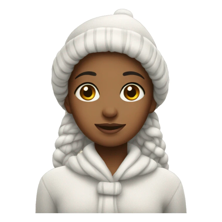 Cozy clean girl Christmas sticker