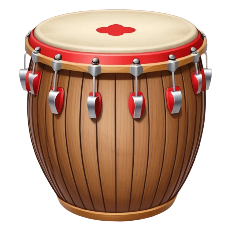Create a instrument of tabla emoji sticker