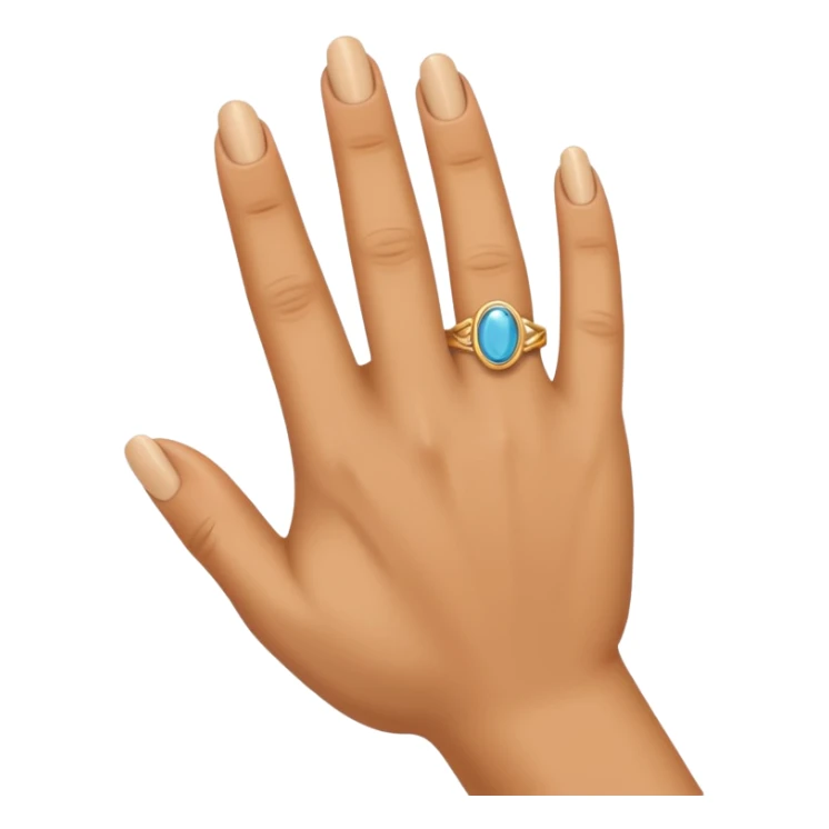 Ring finger down sticker