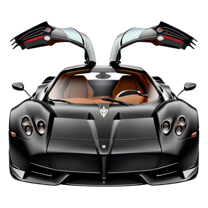 Pagani Huayra - Pagani (Model Year: 2022) (Iconic colour: Black) sticker