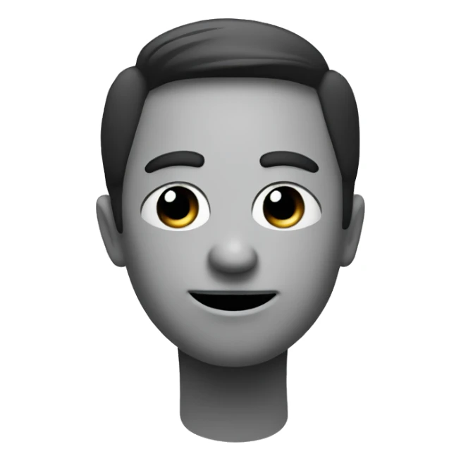 black and white emoji slightly smiling friendly emoticon with closed eye and raised eyebrow - meaning wink sticker