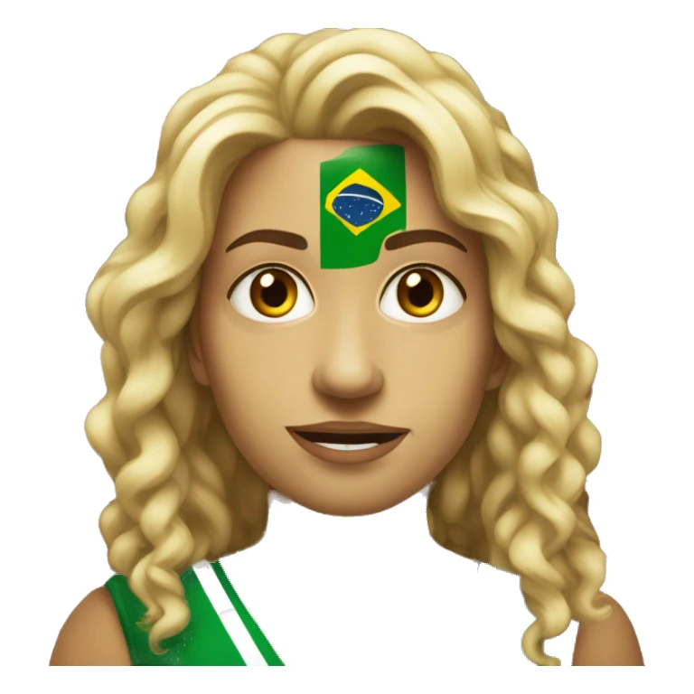 Misture a bandeira o Brasil o. A dos eua sticker