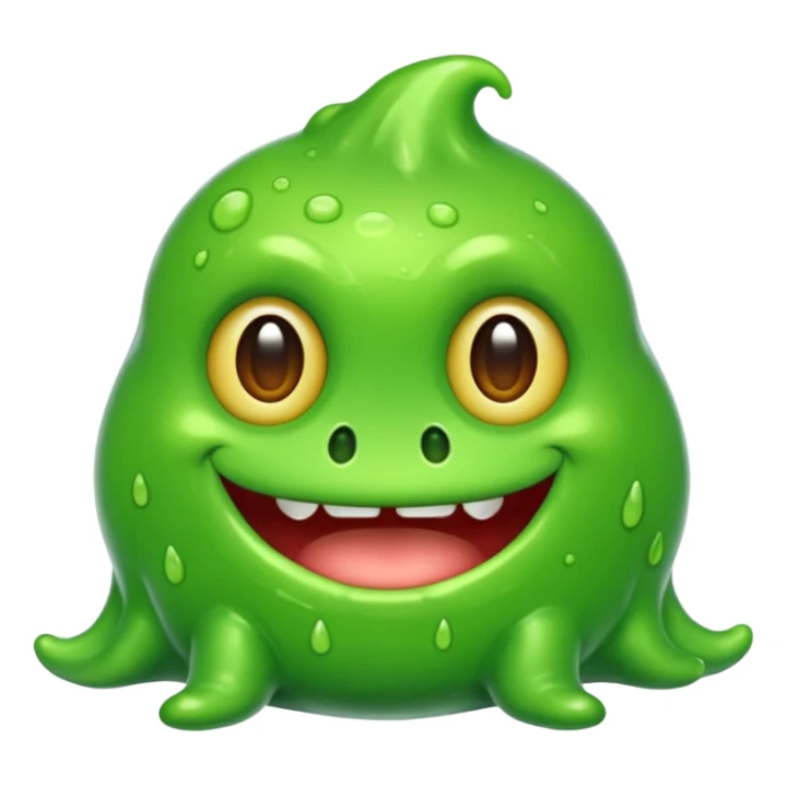 Slime petit monstre gentil sticker