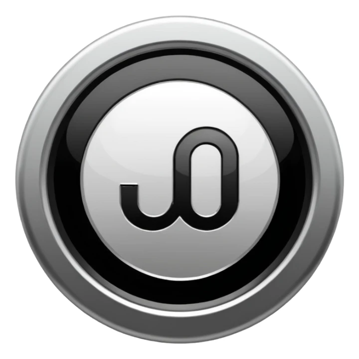 Verification badge black and white sticker