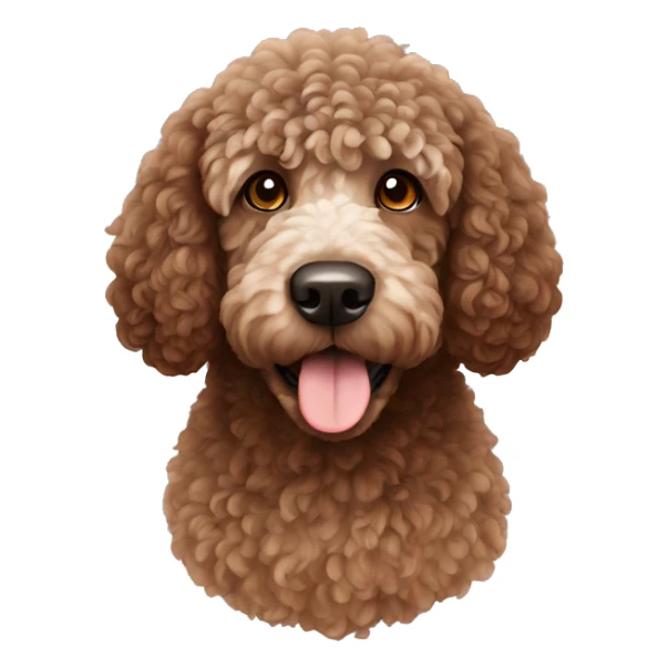 Brown Spanish water dog  sticker