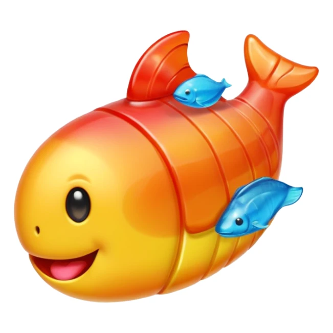 Healthier growth and better concentration with Omega 3 candy. sticker