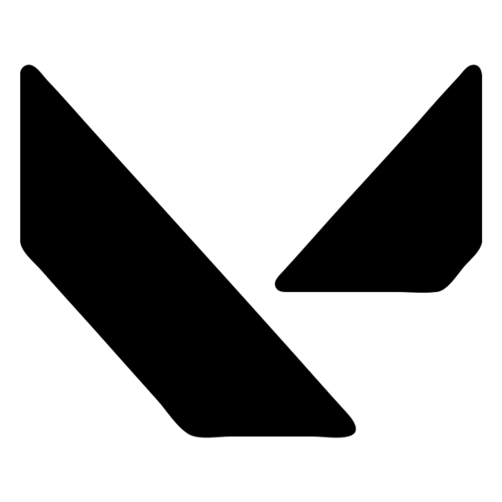 Valorant logo with the letter V sticker