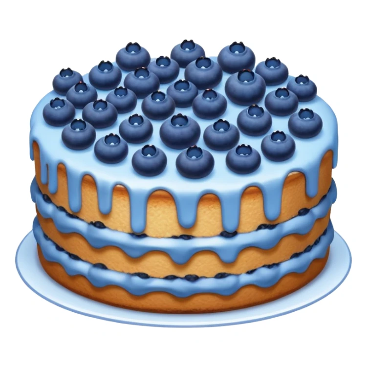 کیک بلوبری sticker