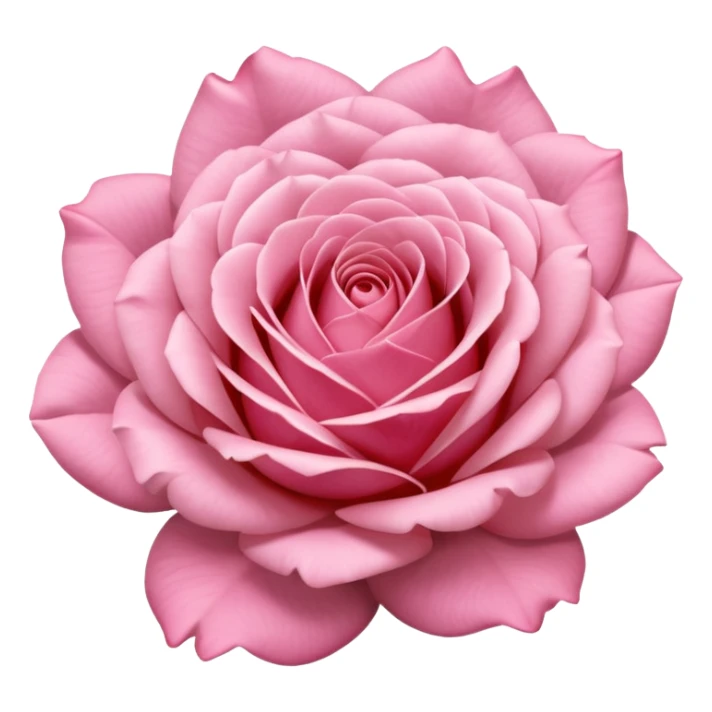 “A Polaroid-style photo of a pink rose  sticker