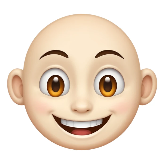 Twitch emoji depicting a face with a mischievous grin, representing mischief or playful intent sticker