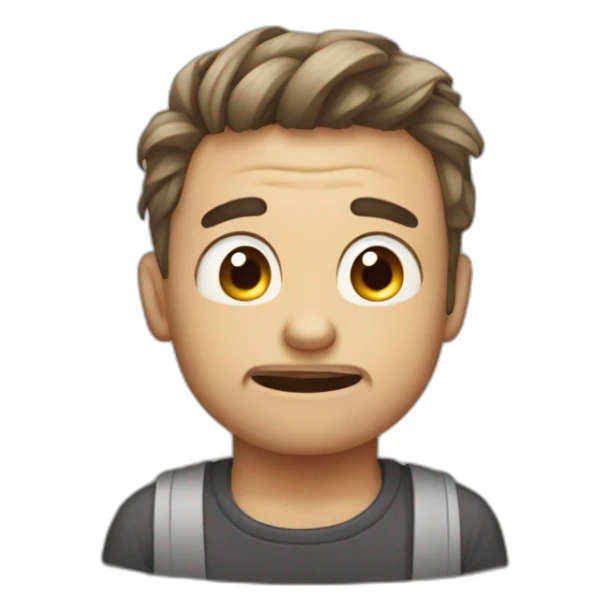 qwerty cries that his family abandoned him sticker