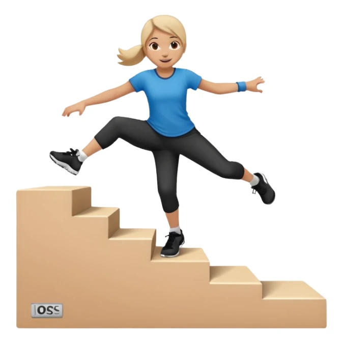 a girl doing parkour at young kids school sticker