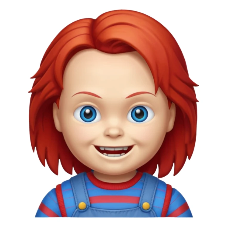 Un emojin de chuky sticker