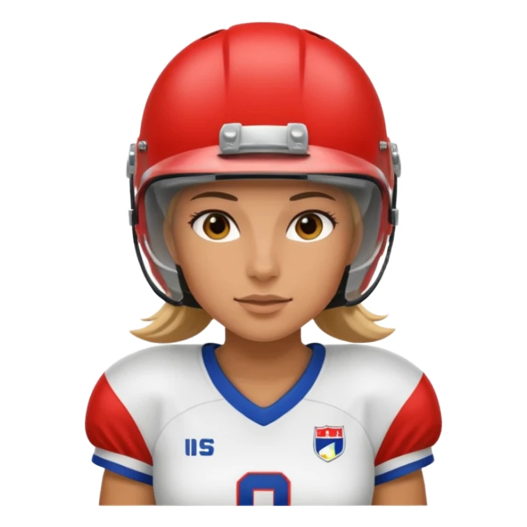Football Players, Female player sticker