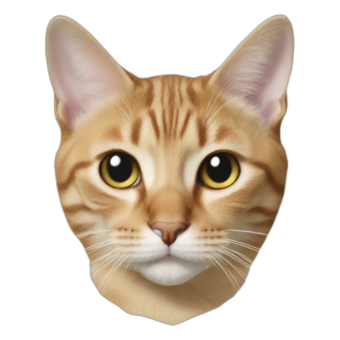 a photo of a cat sticker