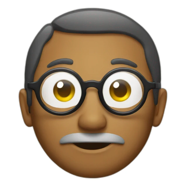 sircle glasses sticker