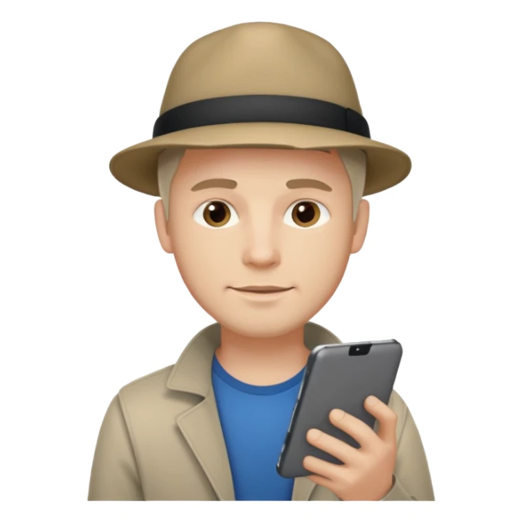 white male with tablet on hand and phone, digital and tech vibes, normal colors, no hat no brands sticker