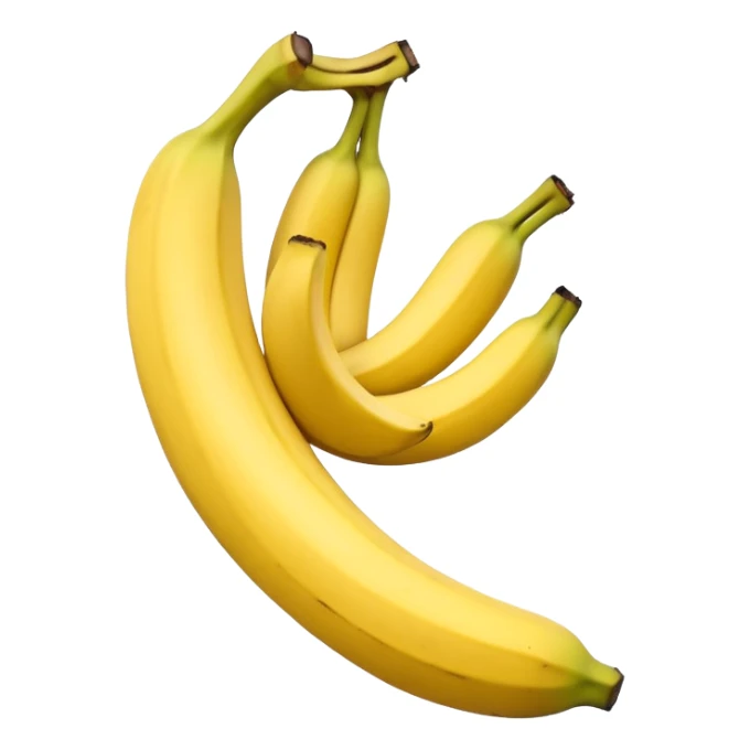 A hand made of bananas making a hang loose sign sticker