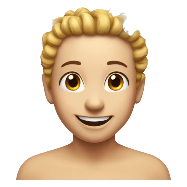 a happy face with butterflies around its head expressing illusion or fantasy sticker