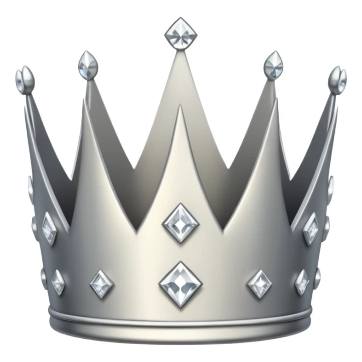 crown made of diamond sticker